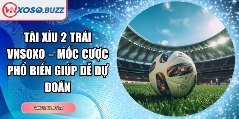 tài xỉu 2 trái VNSOXO